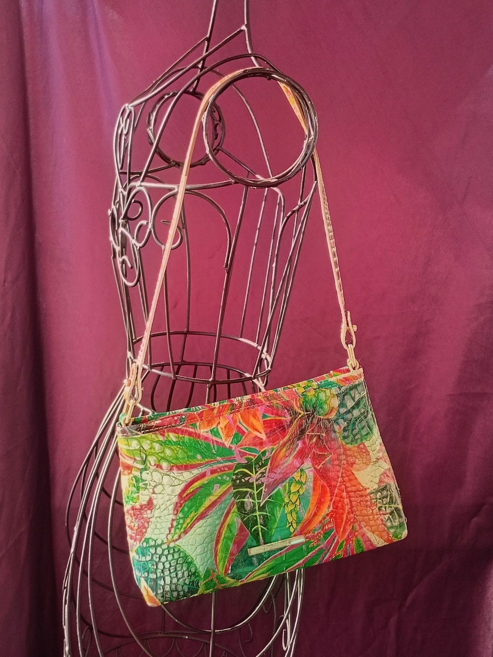 Brahmin Utopia Multicolor Tropical Bag - Picture 13 of 17
